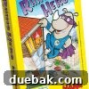 Rhino Hero dexterity game box showing a superhero rhino on a wobbly card tower.