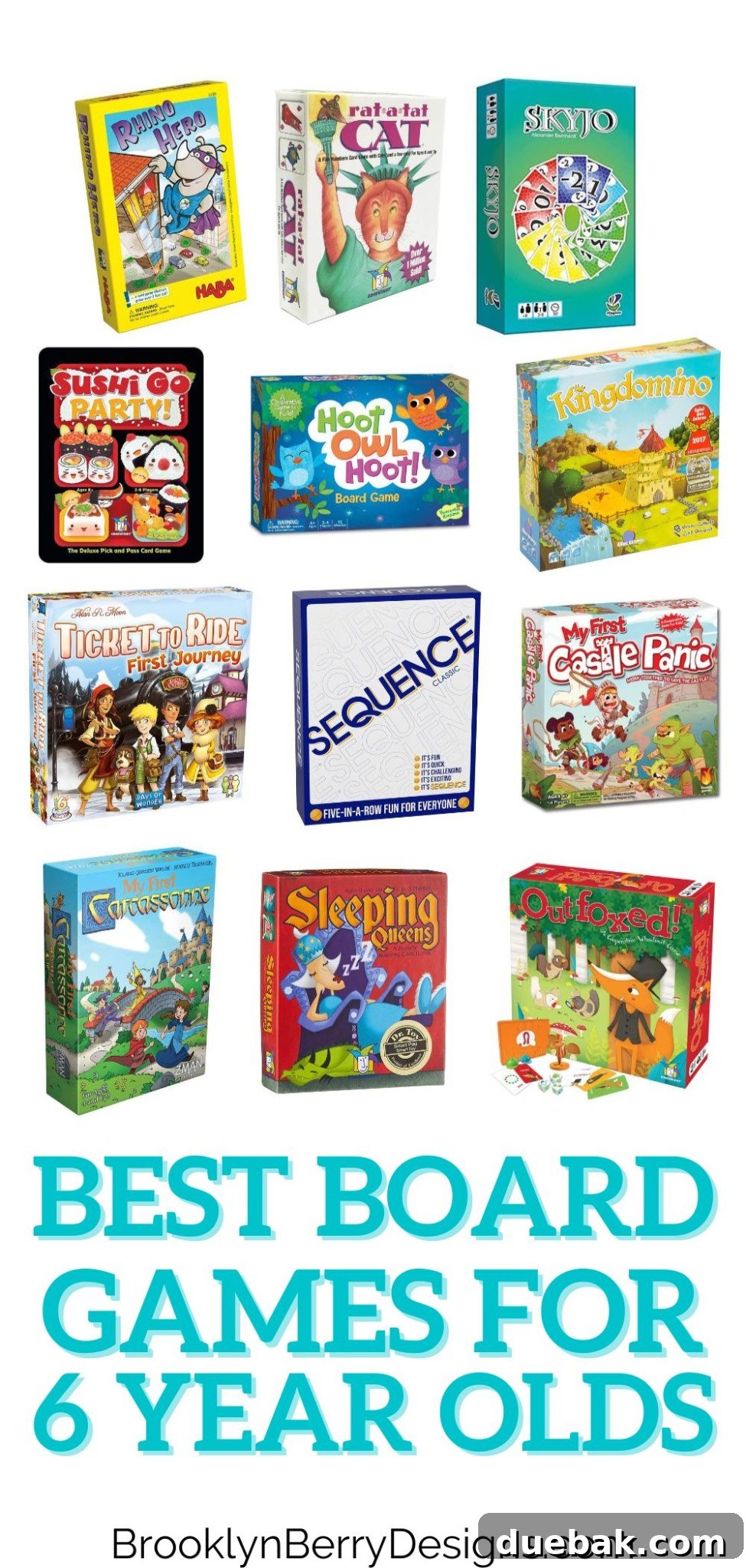 Fun Board Games for Six-Year-Olds 20 A family engaged in an exciting board game, with parents and children focused and smiling at the game board.