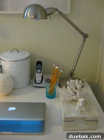 Functional decorative box adding a chic touch to tabletop decor