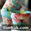 floral pattern plant pot