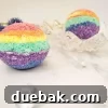 DIY rainbow bath bombs for a fun craft with younger kids