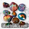 melted crayon rocks, a simple craft for kids