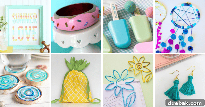 Chill Out & Create: 20 Easy Summer Crafts for Teens 28 Fun and easy summer crafts for teens to do on their vacation from school, including DIY home decor, wearable art, and creative gifts.