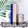 terrazo concrete book ends