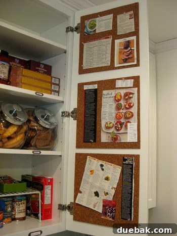 Well-organized and tidy kitchen cabinet interior