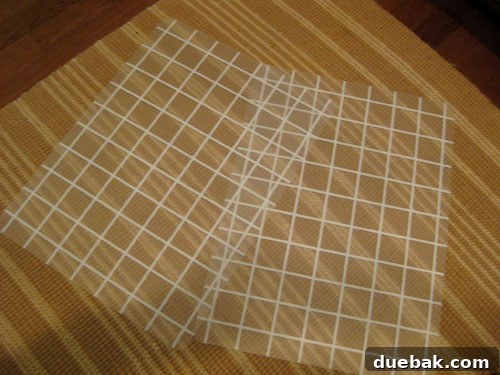 Placemats used as protective liners in kitchen cabinet