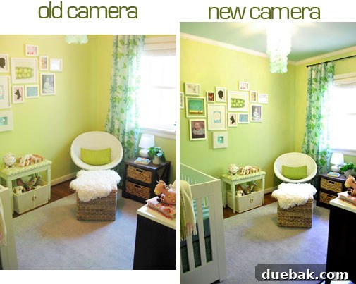 Side-by-side comparison of wide angle lens vs standard lens for interior photography
