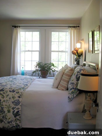 Bright & Beautiful Homes 13 Serene guest bedroom filled with natural light, soft relaxing tones, and inviting decor, creating a peaceful and comfortable retreat for visitors in the Richmond home.