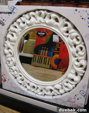 My HomeGoods Daydream 7 Large white round mirror, elegant and versatile home decor.