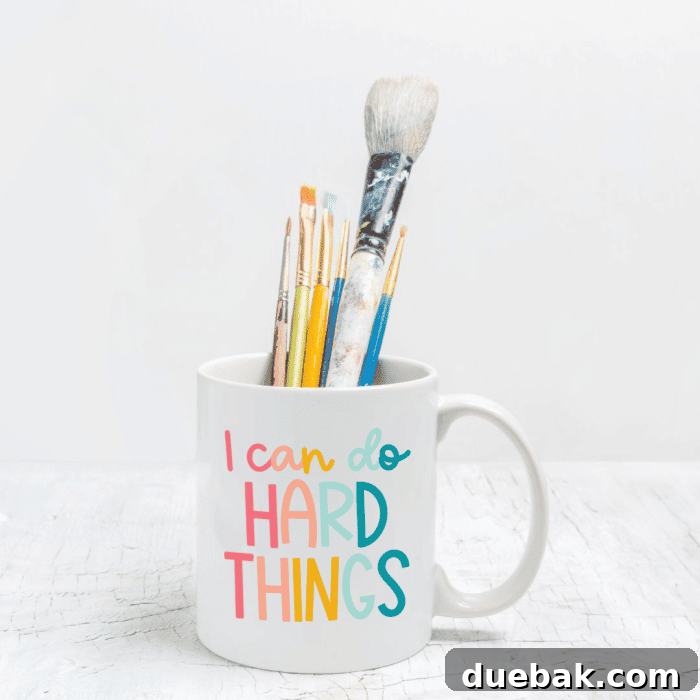 I Can Do Hard Things SVG design