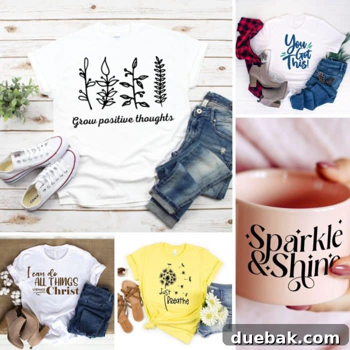 Grow Positive Thoughts SVG