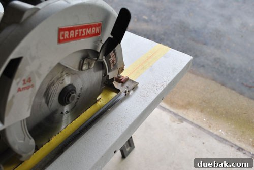 From Door to Desk: Craft Your Perfect DIY Workspace 11 Using a circular saw to cut the door