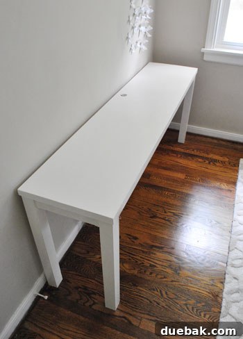 From Door to Desk: Craft Your Perfect DIY Workspace 19 Finished custom DIY desk