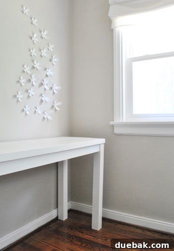 From Door to Desk: Craft Your Perfect DIY Workspace 20 Another view of the finished DIY desk
