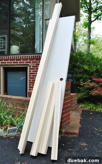 From Door to Desk: Craft Your Perfect DIY Workspace 7 Wood supplies for the DIY desk project