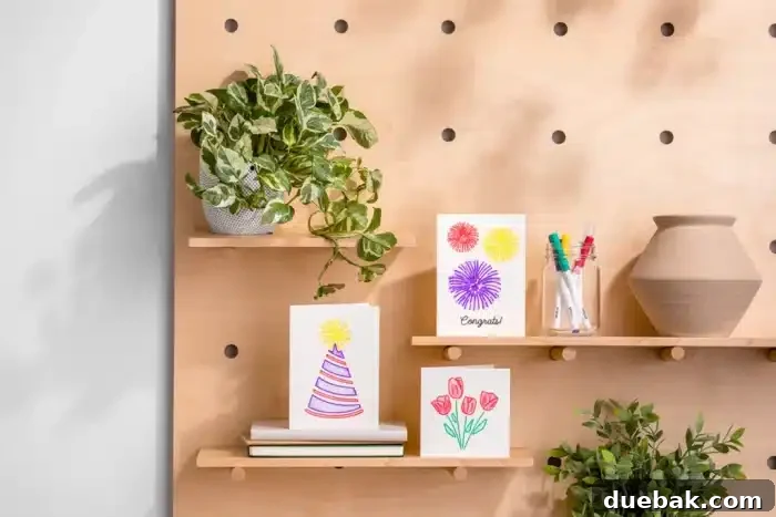 Cricut Watercolor Art Kit: Markers, Brushes, Cards 2 Cricut Watercolor Markers and Cards in use