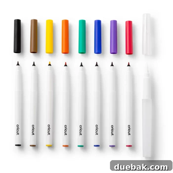 Cricut Watercolor Art Kit: Markers, Brushes, Cards 3 Various Cricut Watercolor Markers and finished cards