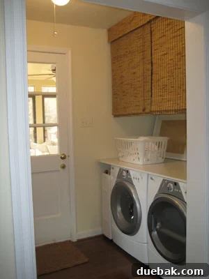 Newly Transformed Laundry Nook After Makeover
