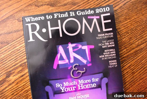 Elevate Your Workspace: Desk Wall Art 11 R. Home magazine cover with the word 'ART'