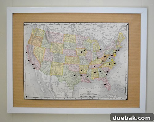 14 Personalized DIY Anniversary Gifts 12 Clara's Travel Pins