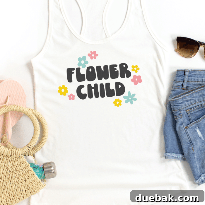 Discover Free Wildflower SVG Designs 6 Flower Child SVG design