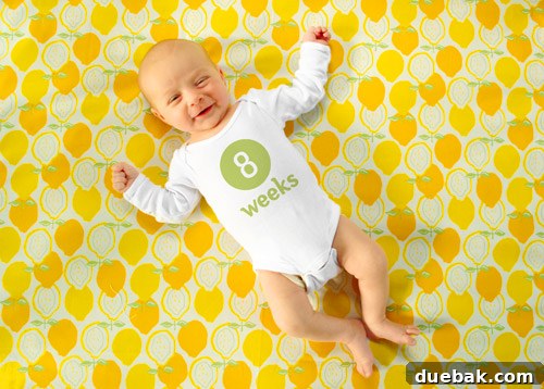 Our Third Anniversary Wedding Week 13 Baby Clara in lemon and lime themed photo