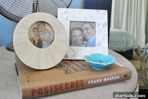 Our Third Anniversary Wedding Week 3 Framed anniversary photos in bedroom