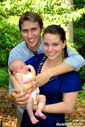 Our Third Anniversary Wedding Week 4 Family portrait in backyard