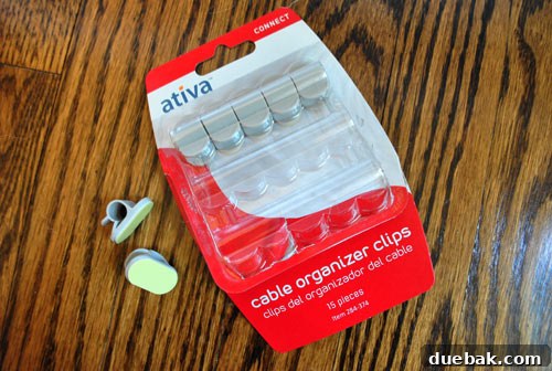 Untangle Your Tech Cables 15 Adhesive cable organizer clips