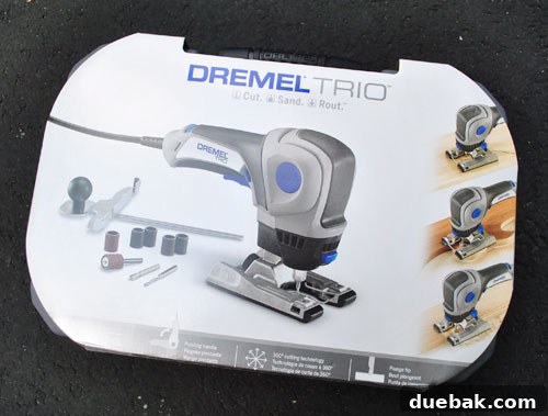 Craft Your Own Stylish Wall Shelves 5 Dremel Trio tool set up for routing grooves into wood boards for DIY shelves
