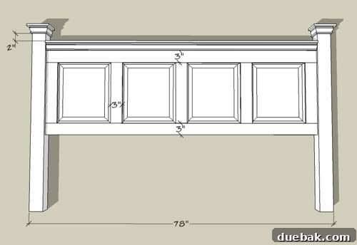 Cabinet Doors Reimagined: A DIY Headboard 5 The completed DIY headboard in a bedroom setting, demonstrating how it elevates the room's aesthetic