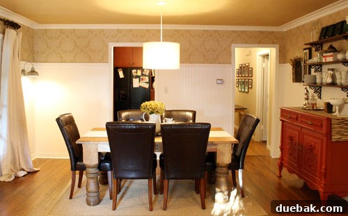 Light-Filled Living: Custom Built-Ins and Panoramic Views 3 Bright and airy dining room after renovation, featuring simple elegant decor and natural light