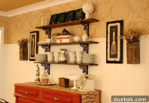 Light-Filled Living: Custom Built-Ins and Panoramic Views 4 Close-up of dining room table setting and refreshed decor in a renovated 1950s ranch