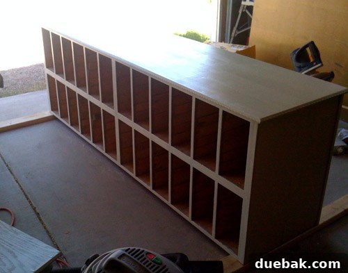 Buffet by the Book 4 New oak plywood sheets for the top and base, with original side casings preserved for character.