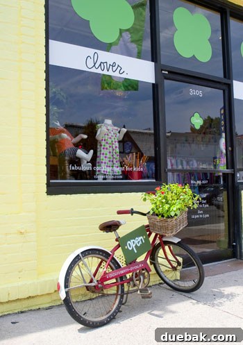 Clover Kids Consignment Shop Entrance