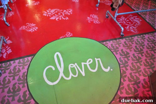 Interior view of Clover Kids showcasing unique decor