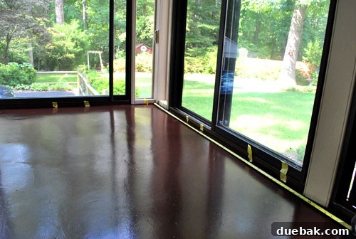 Transform Your Concrete Floor with Paint and Stencils 3 Measuring and marking the floor for stencil placement