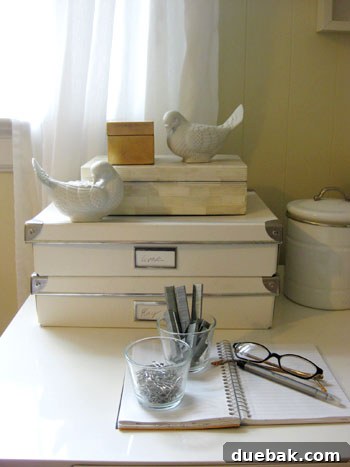 A trio of sweet ceramic birds, displayed as delicate and charming decorative accents, adding a touch of whimsy.