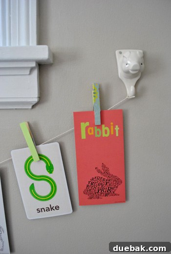 Playful pig hooks in the office, adding whimsical charm and a touch of personality to a functional space.