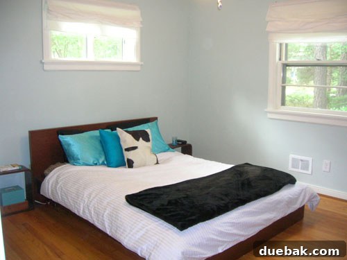 A colorful corner reflecting the excitement and freedom of first-time homeowner decorating.
