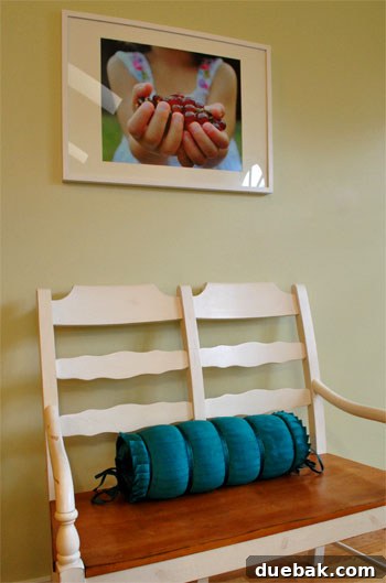 Farah's Living Room Makeover: The Finished Look 18 Custom framed photo of Laila's hands holding grapes