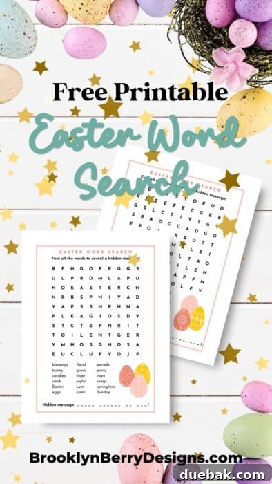 Free Printable Easter Word Search Activity 4 Child coloring an Easter printable