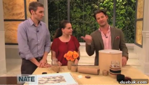 Woman excitedly sharing news about being on The Nate Berkus Show