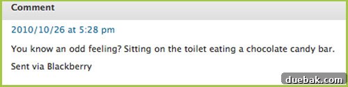 The Legendary Spam Comment 2 A humorous spam comment from 'Lexus Dealer'