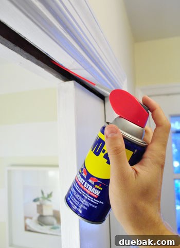 Get Your Pocket Door Gliding Smoothly 4 Applying Lubricant to a Pocket Door Track