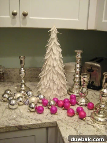 Early holiday decorations hinting at a special announcement