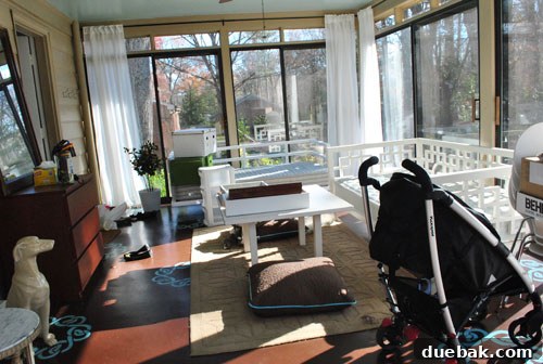 A pristine bathroom or kitchen area, spotless and ready for showing, reflecting meticulous preparation.