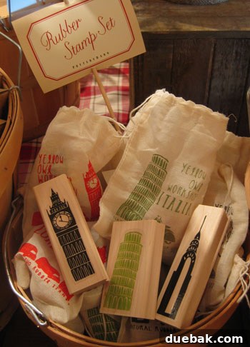 Charming rubber stamp kit for crafts and personalization