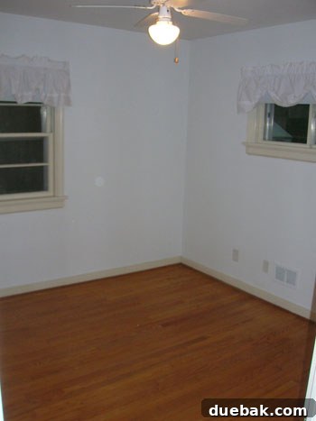 The Last Echoes of Our First Home 19 The multi-functional office/guest bedroom/playroom when we first moved in.