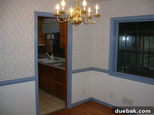 The Last Echoes of Our First Home 21 The formal dining room as it looked when we first purchased the house.